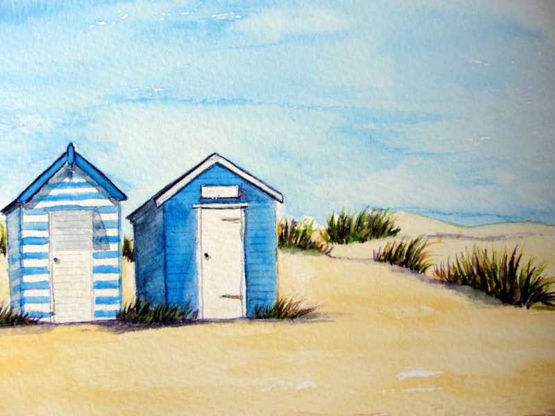 Southwold Beach Huts - Print £35
