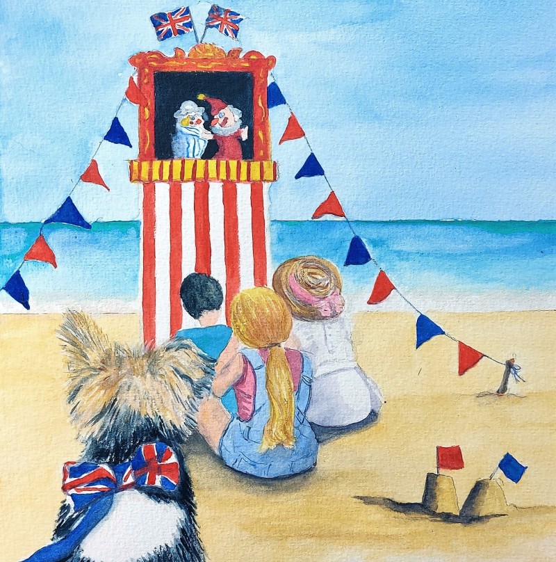Punch and Judy Show card