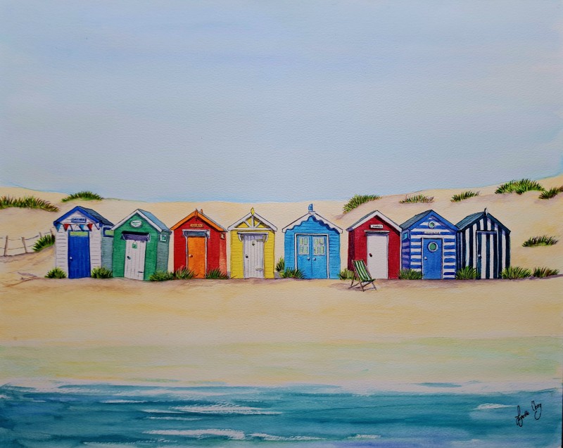 Southwold colourful beach huts £120