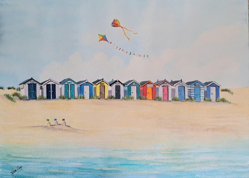 Southwold Beach Huts and Kites - original £120