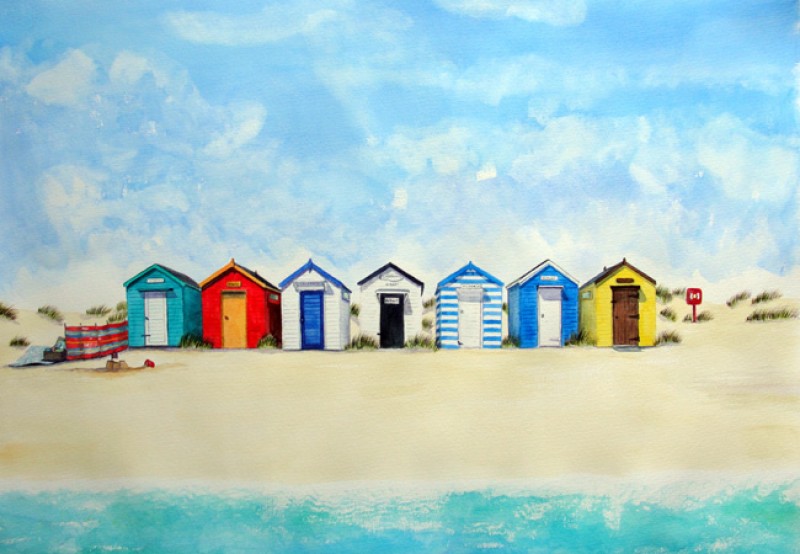 Picnic by Southwold Huts Card OUT OF STOCK