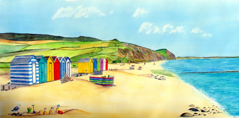Charmouth Painting