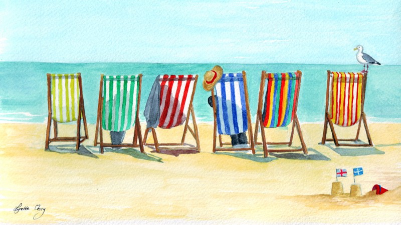 English Seaside | Lynette Amelie Paintings | Lynette Amelie Paintings